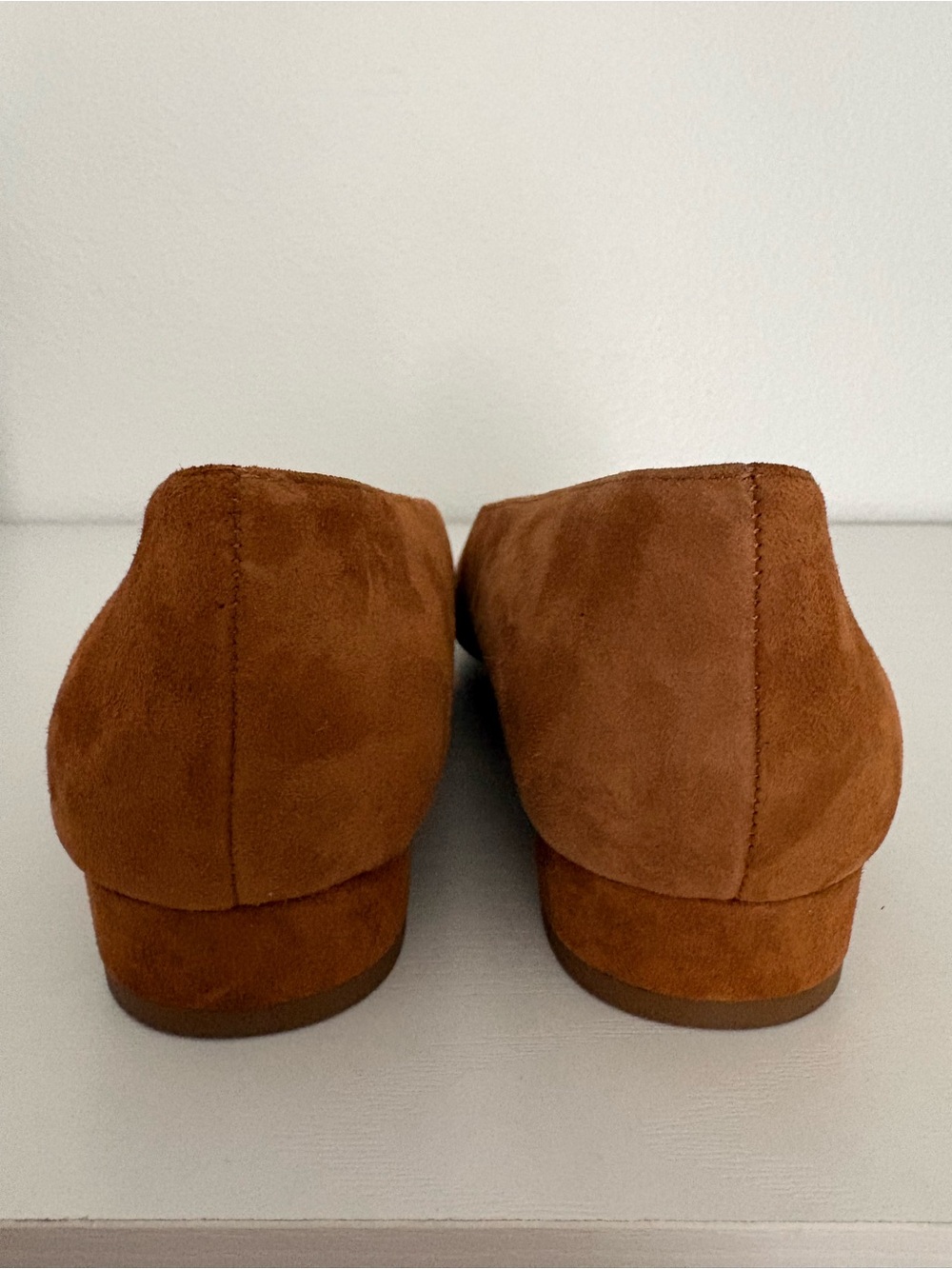 NWOT- Franco Sarto Suede Flats in Camel Brown - Picture 8 of 10